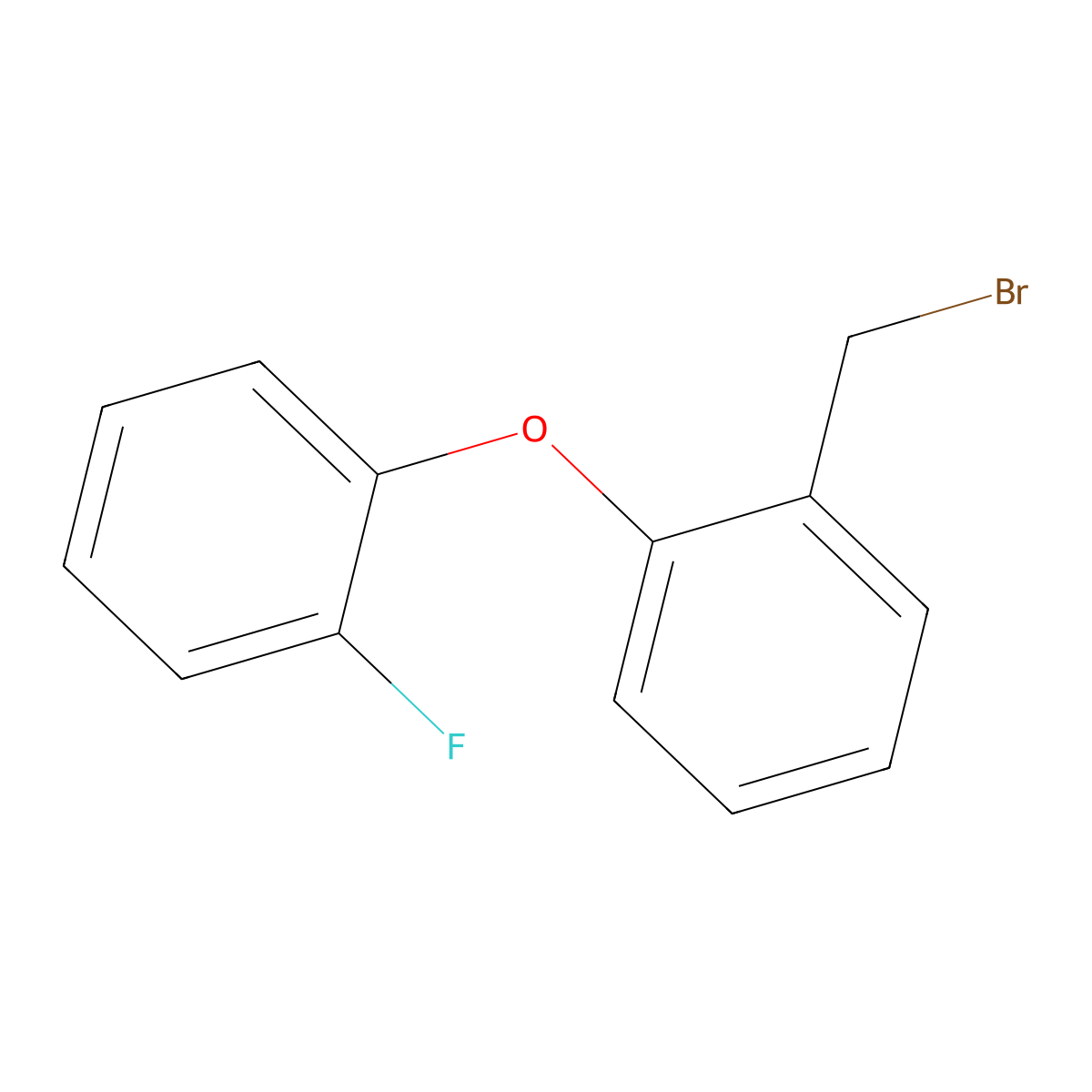 1-(Bromomethyl)-2-(2-fluorophenoxy)benzene molecular structure, CAS 1355171-21-9