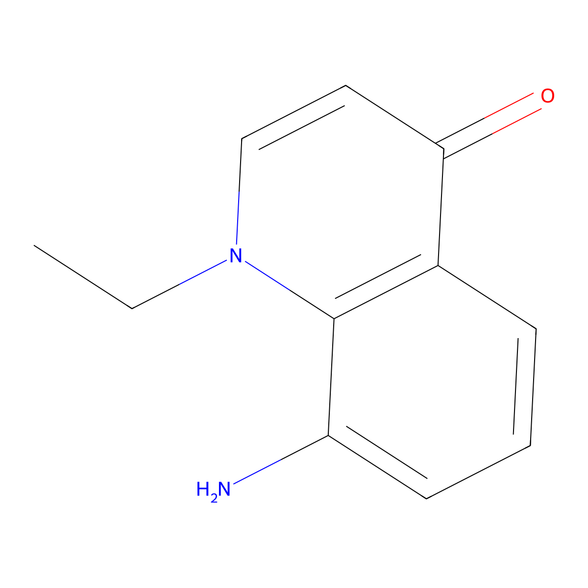 8-Amino-1-ethylquinolin-4(1H)-one molecular structure, CAS 1355173-91-9