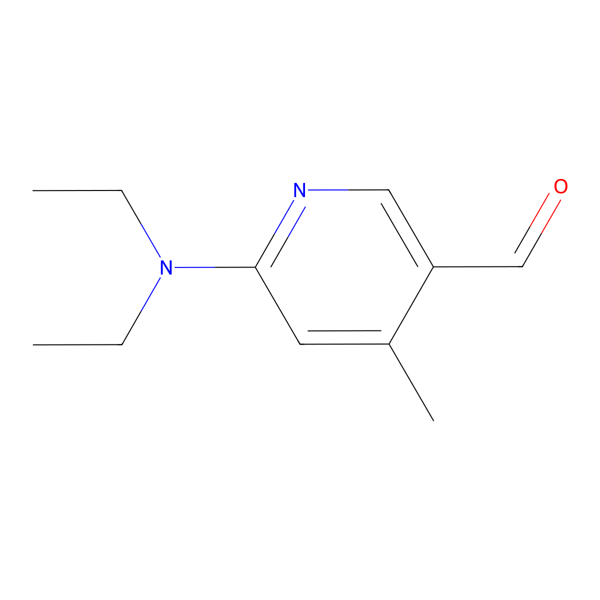 6-(Diethylamino)-4-methylnicotinaldehyde molecular structure, CAS 1355174-09-2