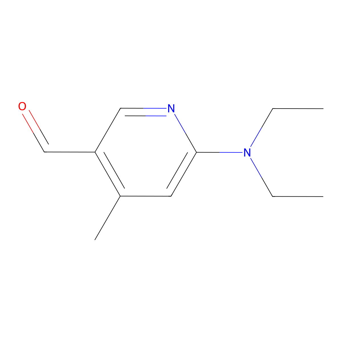 6-(Diethylamino)-4-methylnicotinaldehyde molecular structure, CAS 1355174-09-2