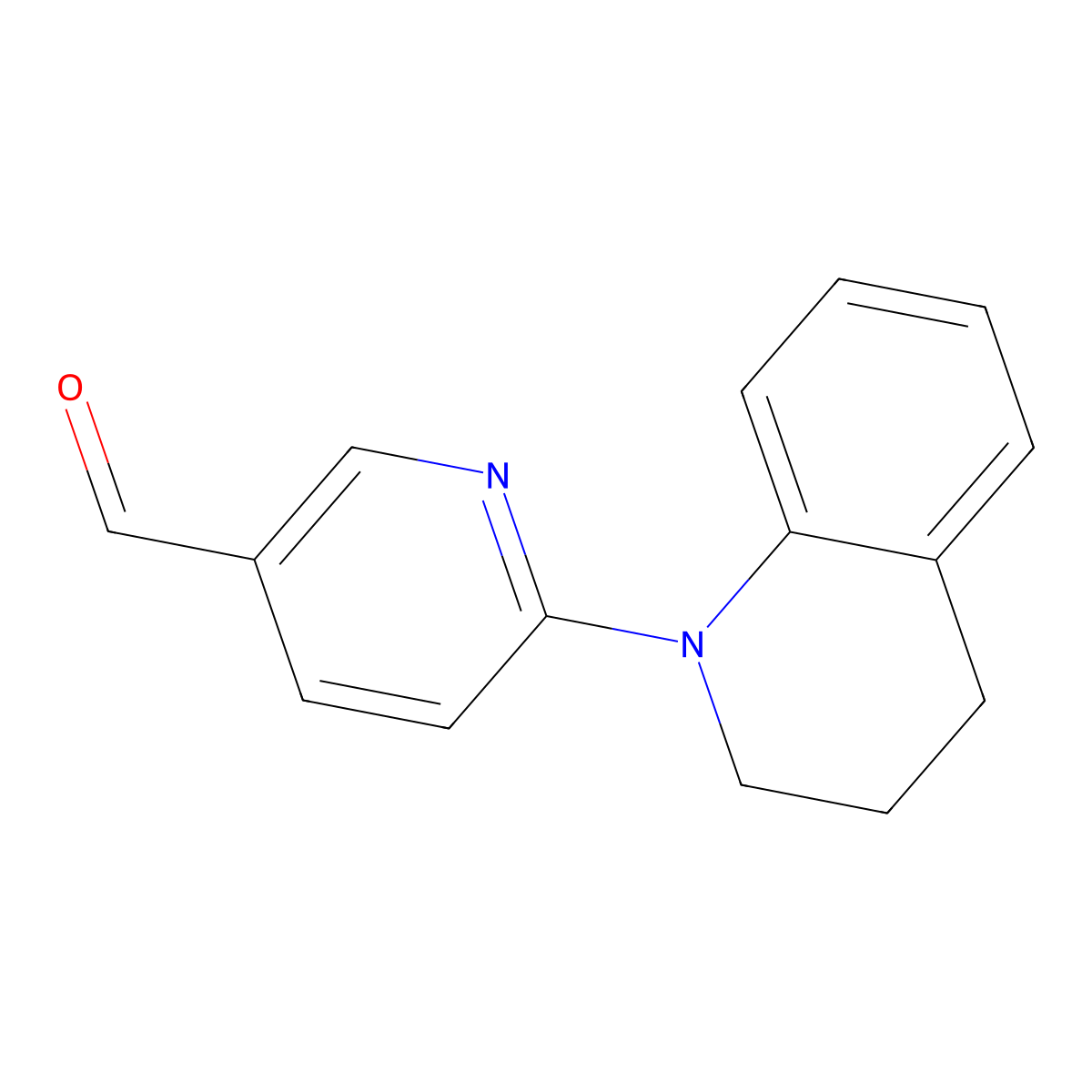 6-(3,4-Dihydroquinolin-1(2H)-yl)nicotinaldehyde molecular structure, CAS 1355177-84-2
