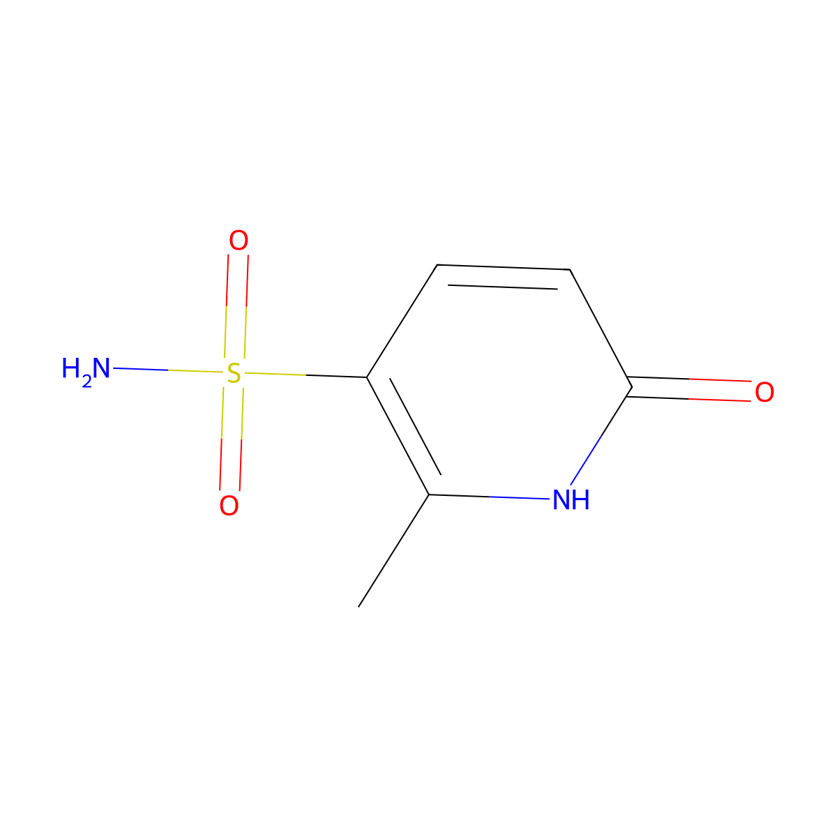 2-Methyl-6-oxo-1,6-dihydropyridine-3-sulfonamide molecular structure, CAS 1355179-25-7
