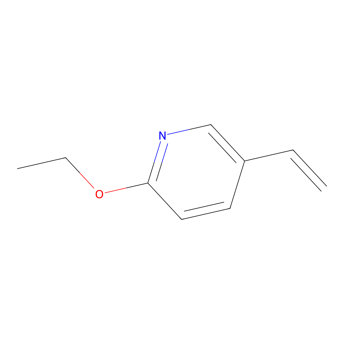 2-Ethoxy-5-vinylpyridine molecular structure, CAS 1355179-32-6
