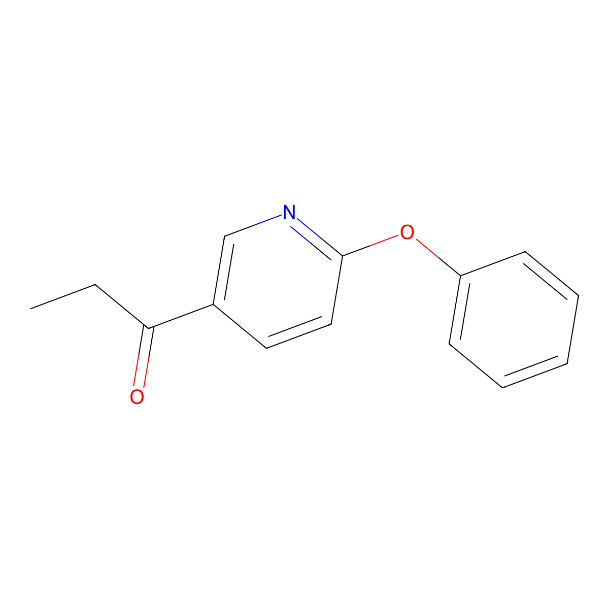 1-(6-Phenoxypyridin-3-yl)propan-1-one molecular structure, CAS 1355179-45-1