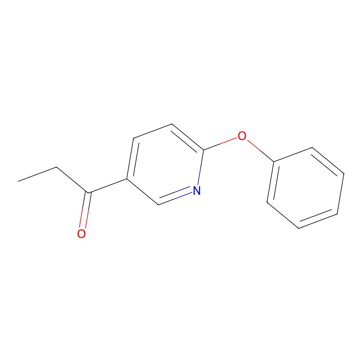 1-(6-Phenoxypyridin-3-yl)propan-1-one molecular structure, CAS 1355179-45-1