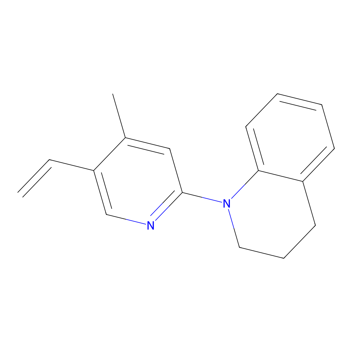 1-(4-Methyl-5-vinylpyridin-2-yl)-1,2,3,4-tetrahydroquinoline molecular structure, CAS 1355181-59-7