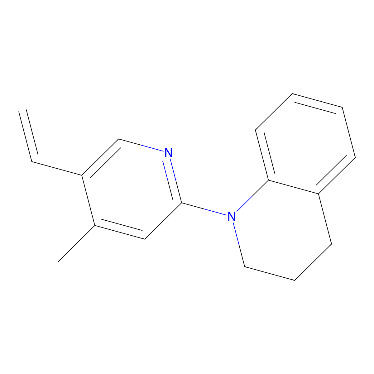 1-(4-Methyl-5-vinylpyridin-2-yl)-1,2,3,4-tetrahydroquinoline molecular structure, CAS 1355181-59-7