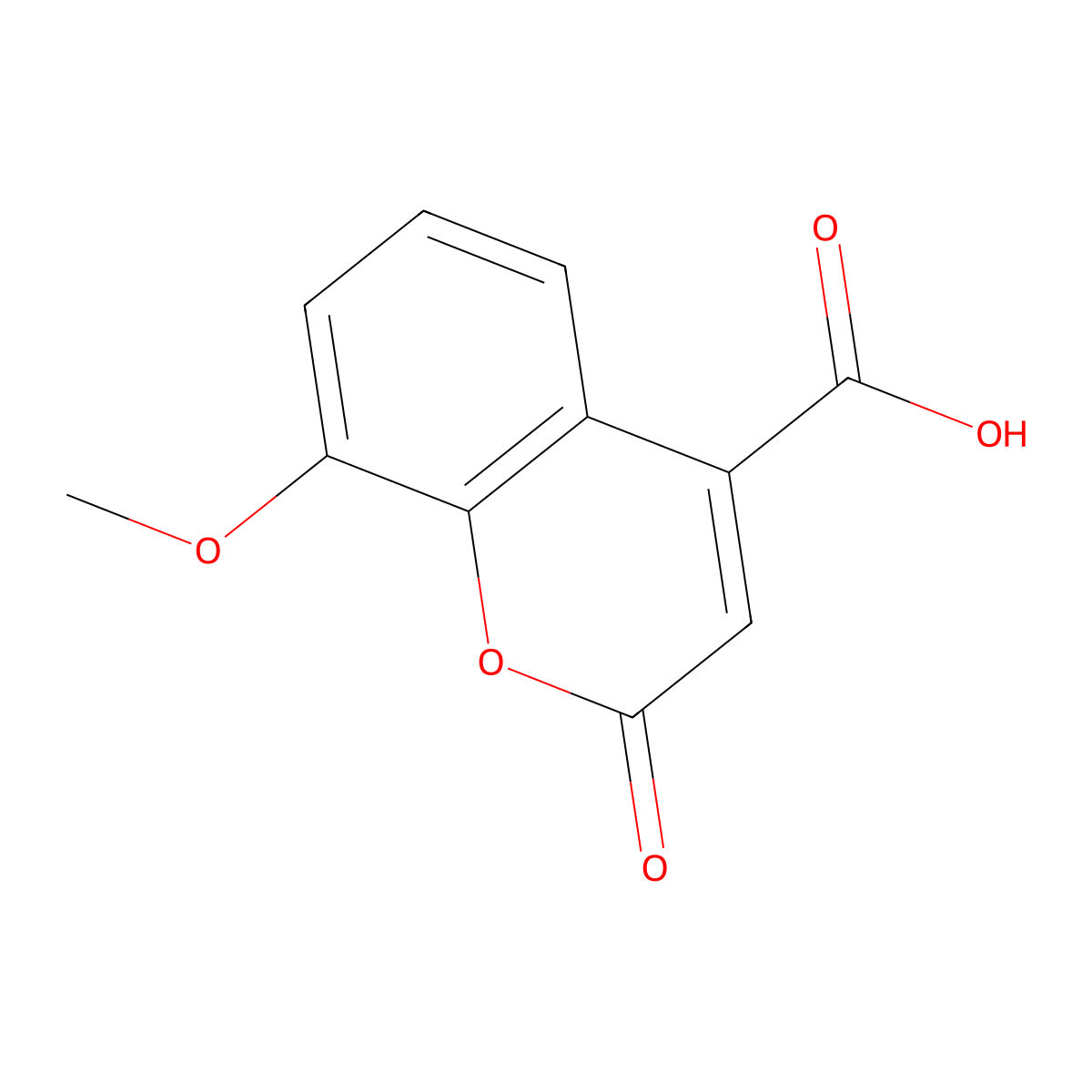 8-Methoxy-2-oxo-2H-chromene-4-carboxylic acid molecular structure, CAS 1355181-75-7
