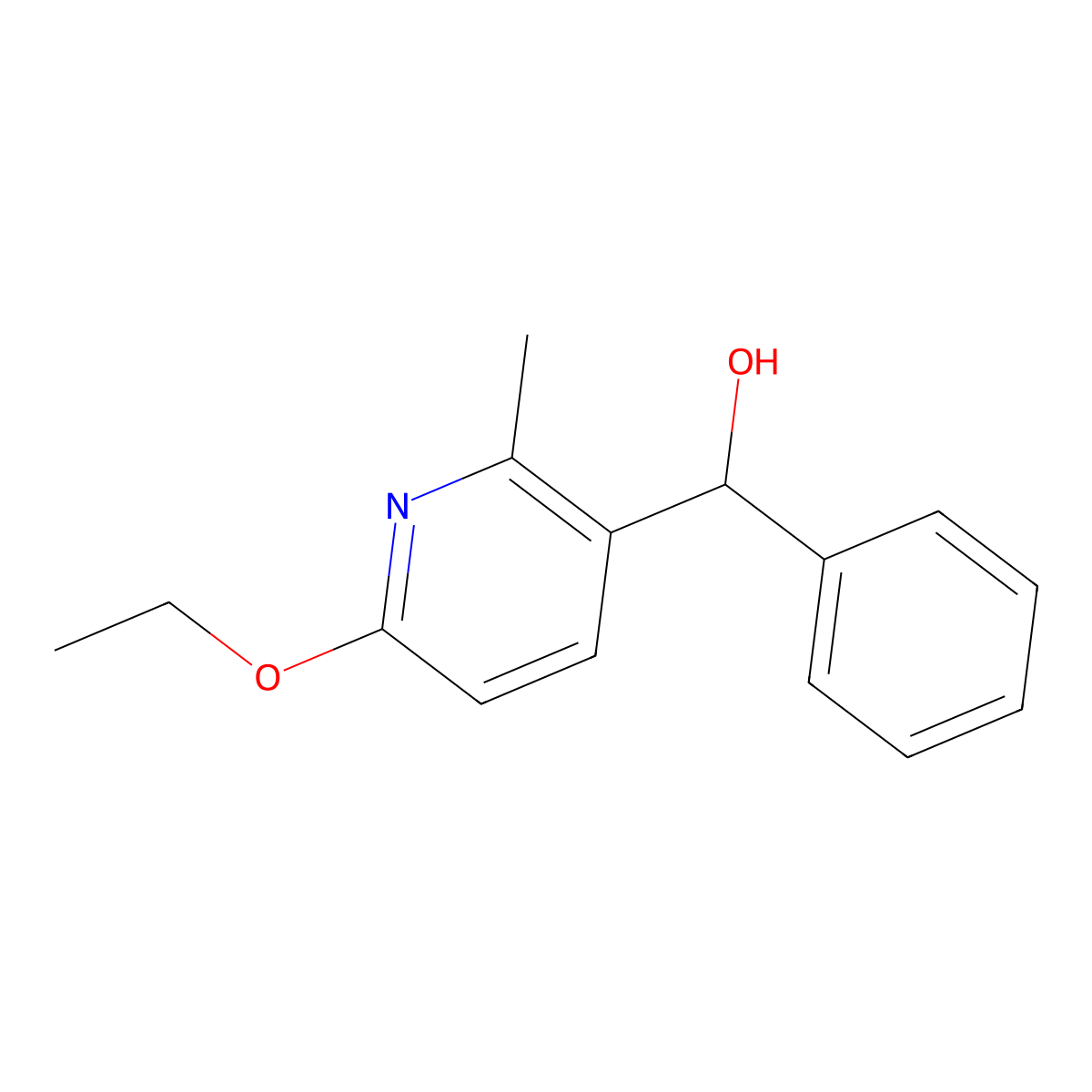 (6-Ethoxy-2-methyl-pyridin-3-yl)-phenyl-methanol molecular structure, CAS 1355188-94-1