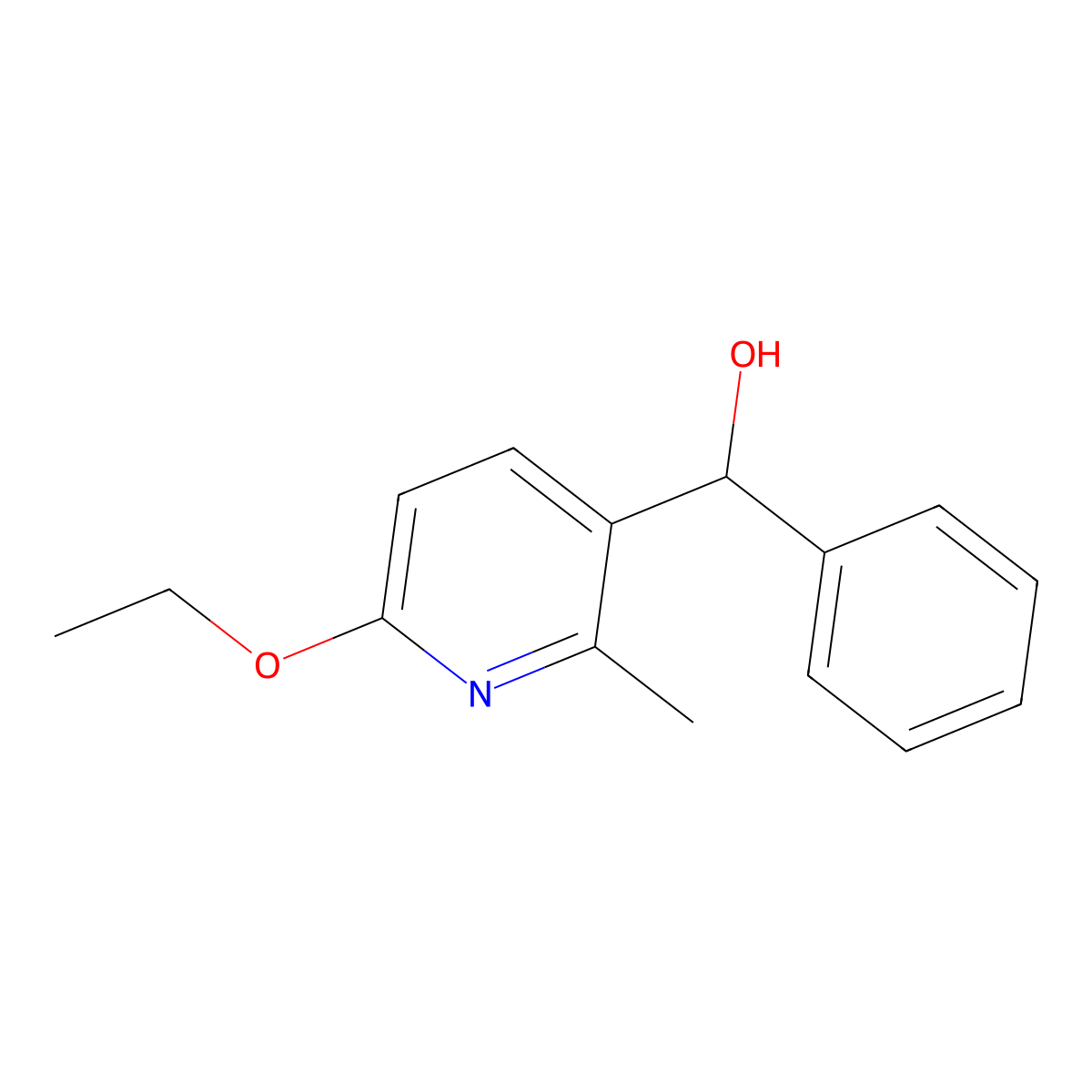 (6-Ethoxy-2-methyl-pyridin-3-yl)-phenyl-methanol molecular structure, CAS 1355188-94-1