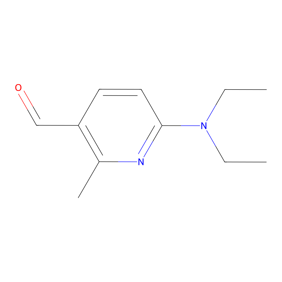 6-(Diethylamino)-2-methylnicotinaldehyde molecular structure, CAS 1355189-80-8