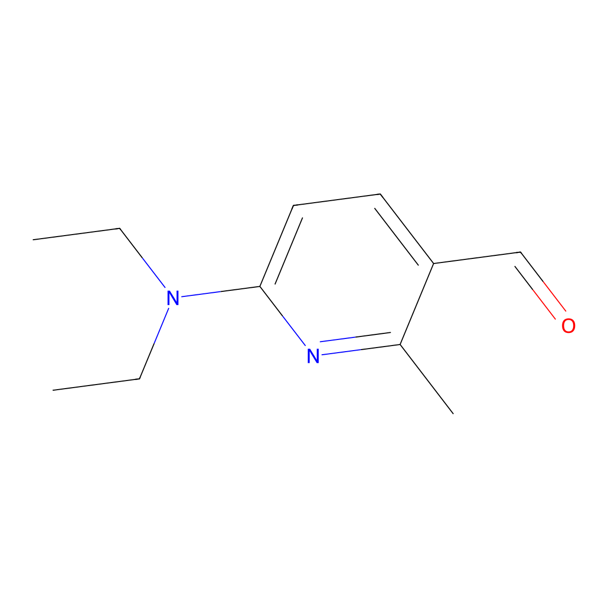 6-(Diethylamino)-2-methylnicotinaldehyde molecular structure, CAS 1355189-80-8