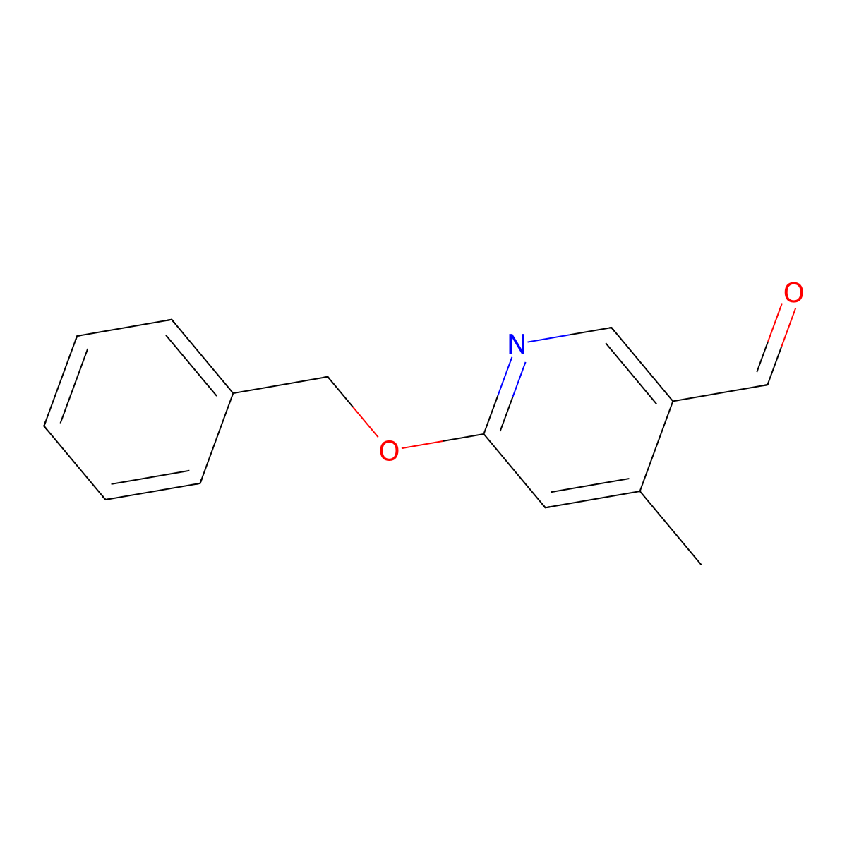 6-(Benzyloxy)-4-methylnicotinaldehyde molecular structure, CAS 1355190-71-4