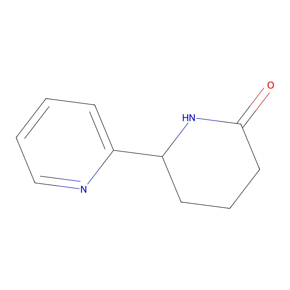 6-(Pyridin-2-yl)piperidin-2-one molecular structure, CAS 1355192-00-5