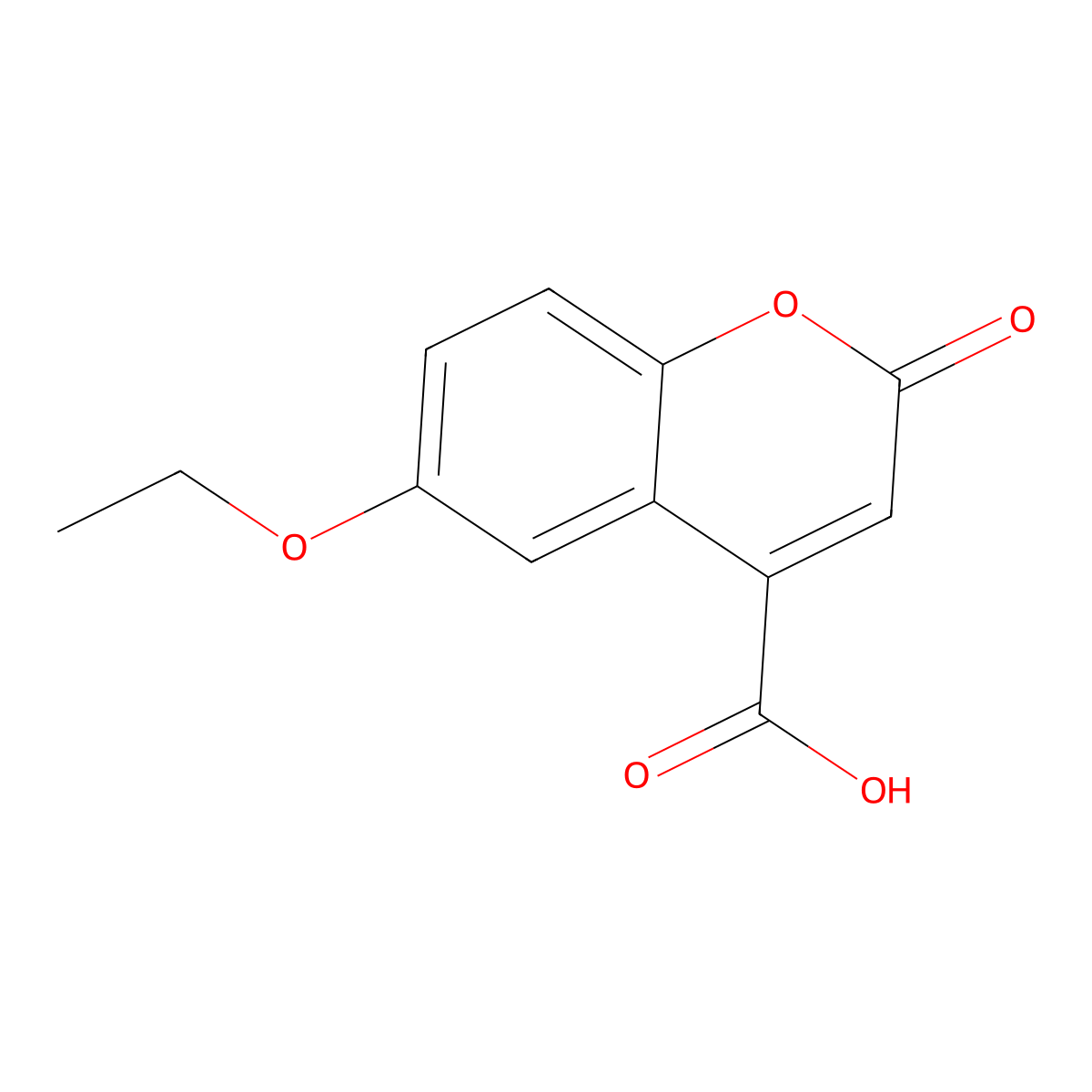 6-Ethoxy-2-oxo-2H-chromene-4-carboxylic acid molecular structure, CAS 1355193-91-7