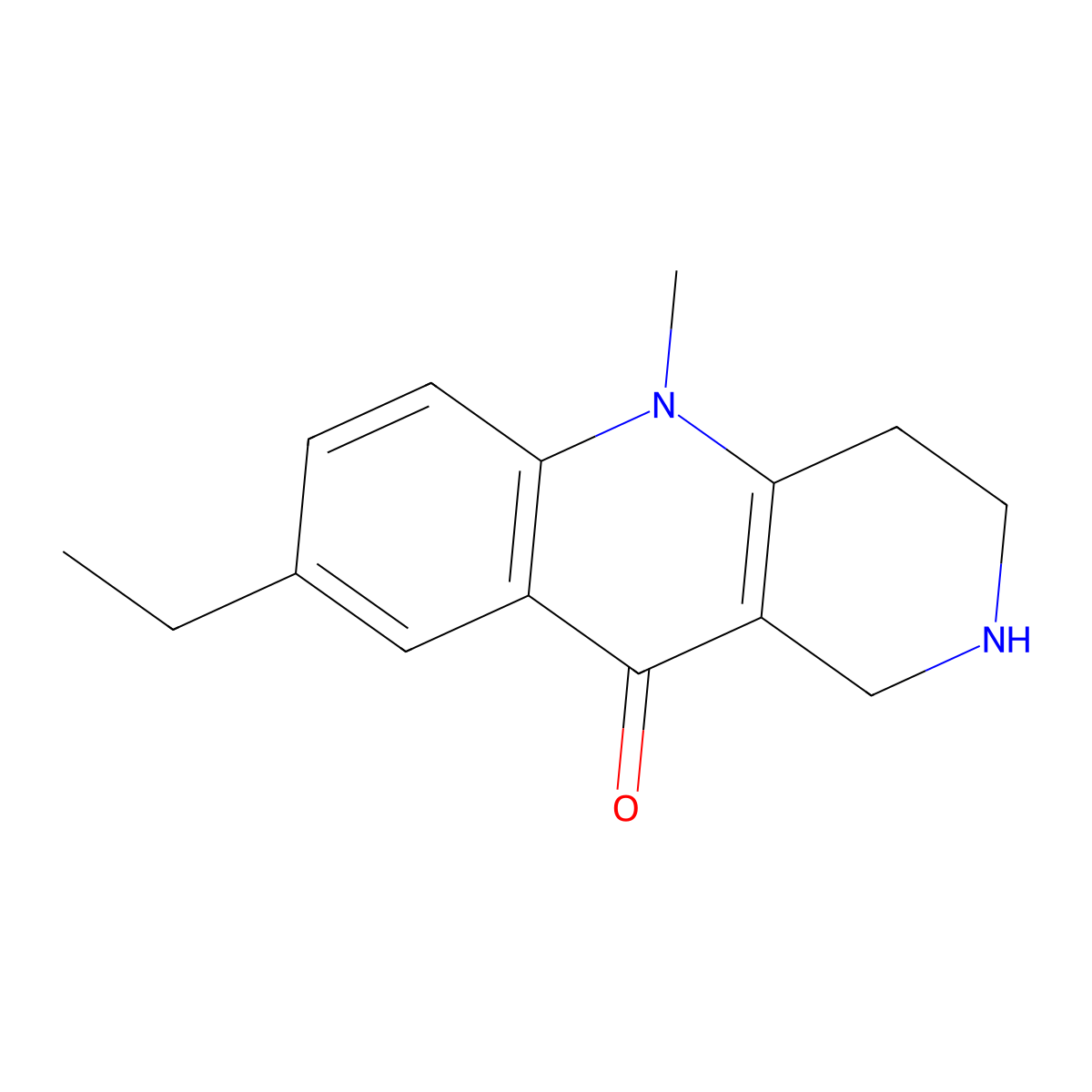 8-Ethyl-5-methyl-1,2,3,4-tetrahydrobenzo[b][1,6]naphthyridin-10(5H)-one molecular structure, CAS 1355196-31-4