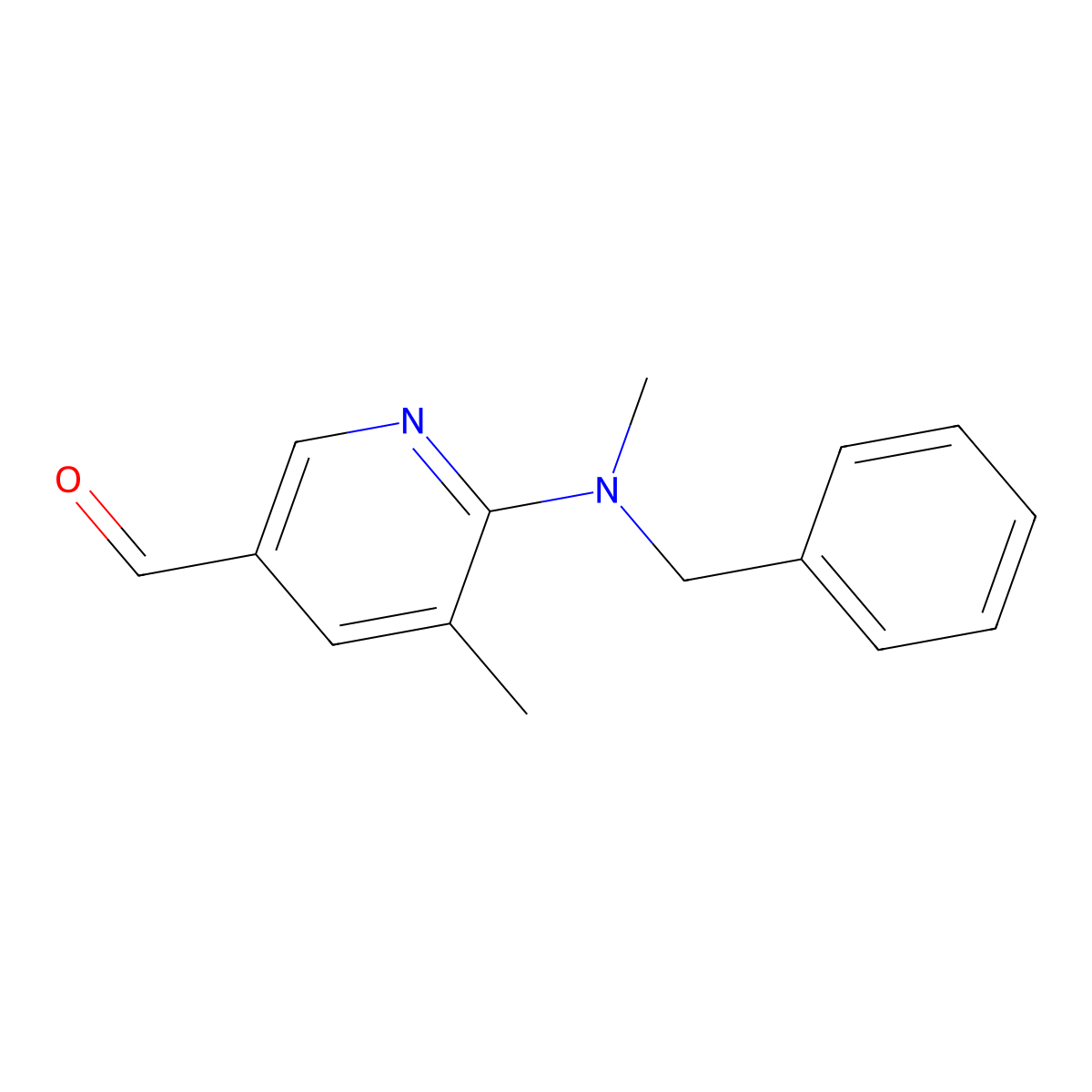 6-(Benzyl(methyl)amino)-5-methylnicotinaldehyde molecular structure, CAS 1355200-71-3