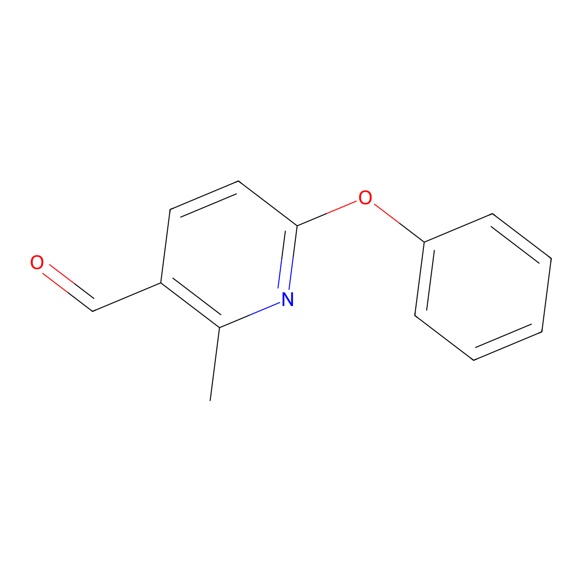 2-Methyl-6-phenoxynicotinaldehyde molecular structure, CAS 1355200-89-3