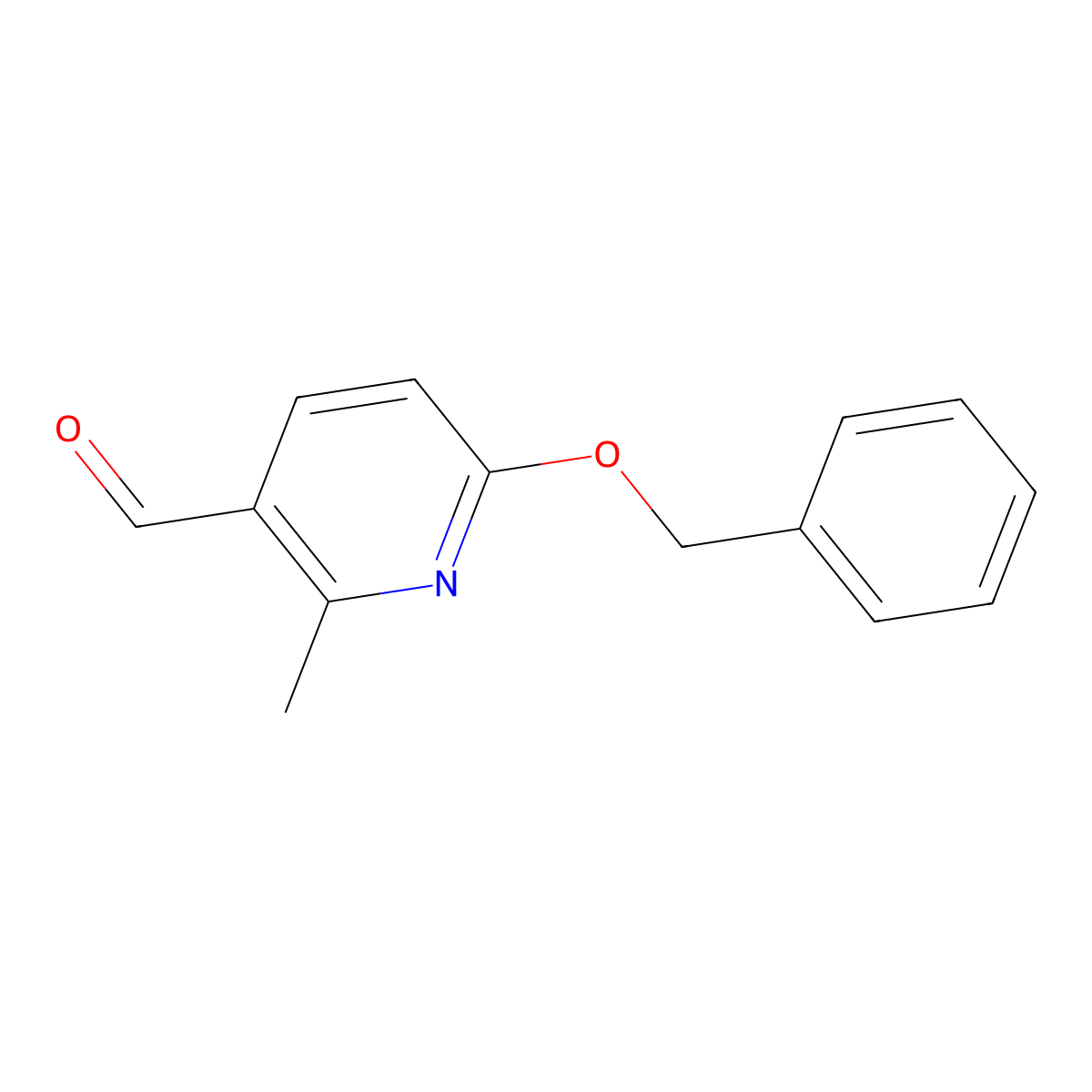6-(Benzyloxy)-2-methylnicotinaldehyde molecular structure, CAS 1355201-55-6