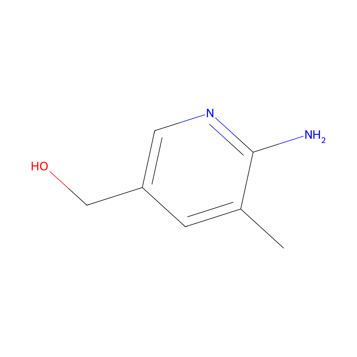 (6-Amino-5-methylpyridin-3-yl)methanol molecular structure, CAS 1355202-94-6
