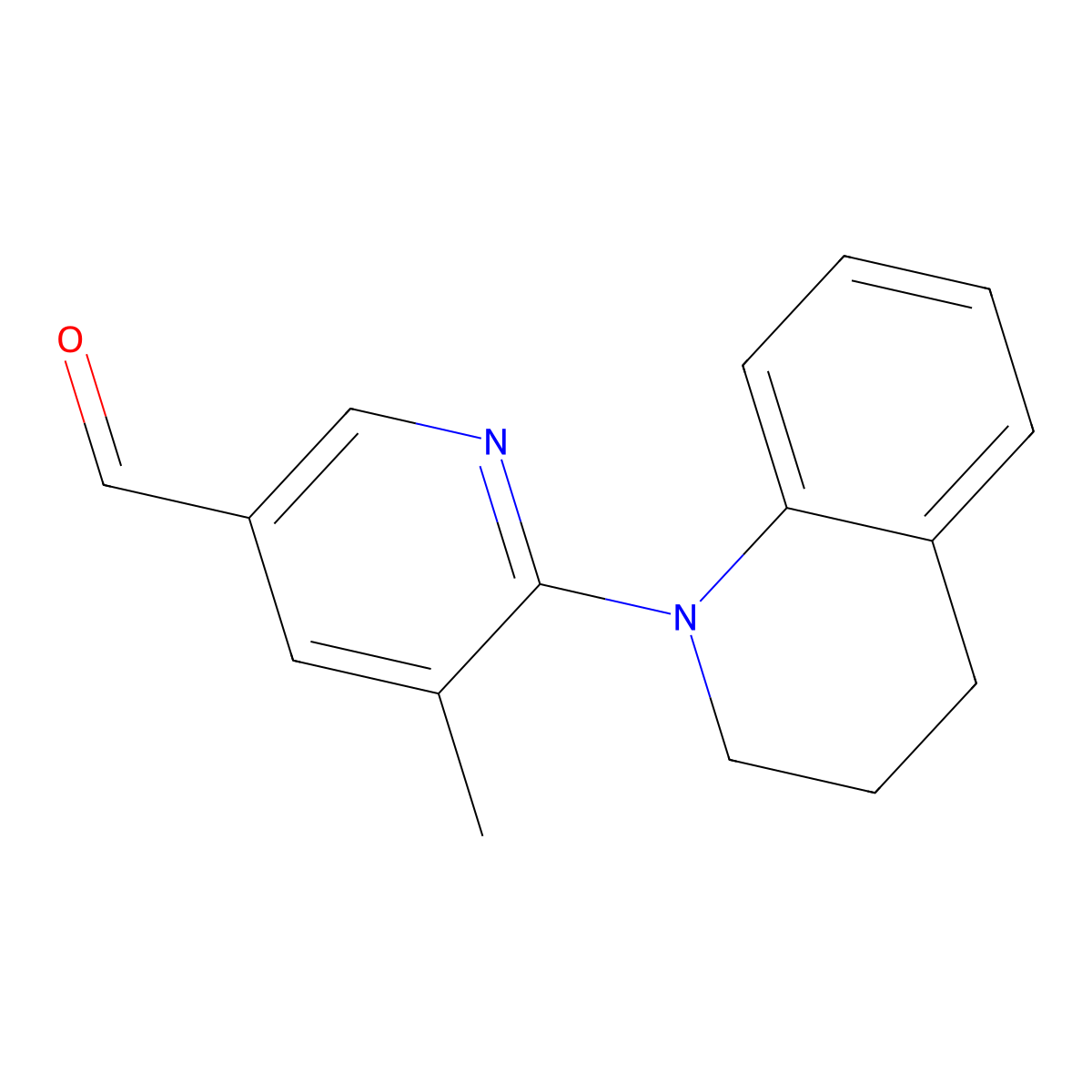 6-(3,4-Dihydroquinolin-1(2H)-yl)-5-methylnicotinaldehyde molecular structure, CAS 1355203-34-7