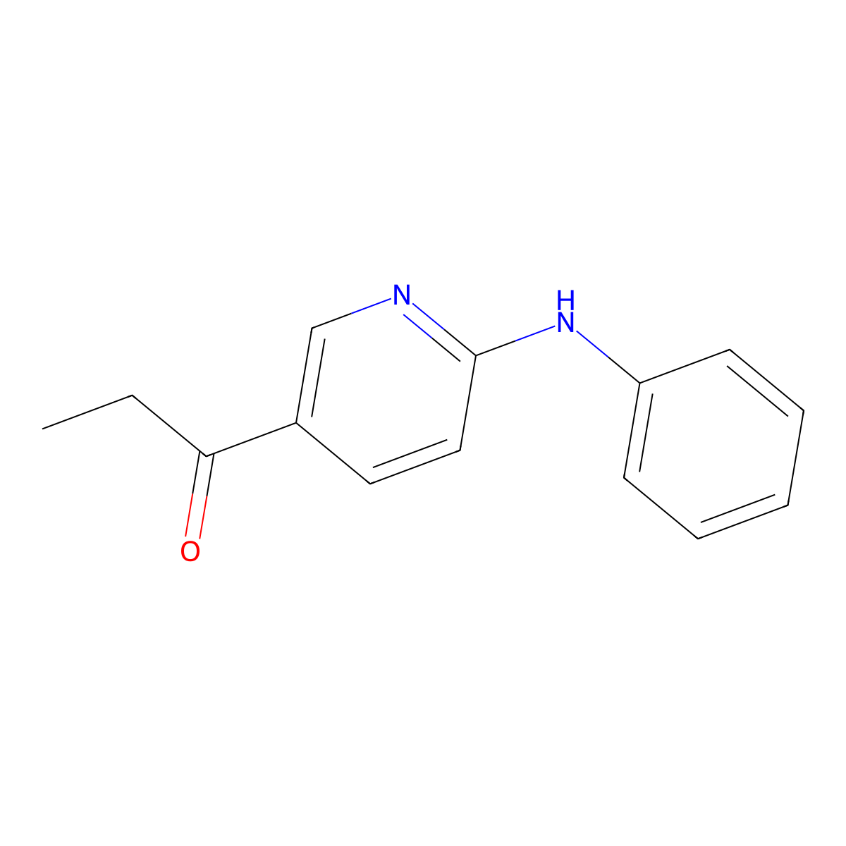 1-(6-(Phenylamino)pyridin-3-yl)propan-1-one molecular structure, CAS 1355206-82-4