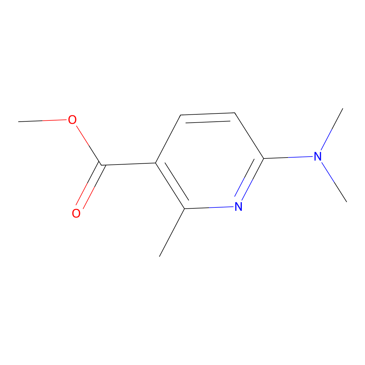 Methyl 6-(dimethylamino)-2-methylnicotinate molecular structure, CAS 1355217-39-8