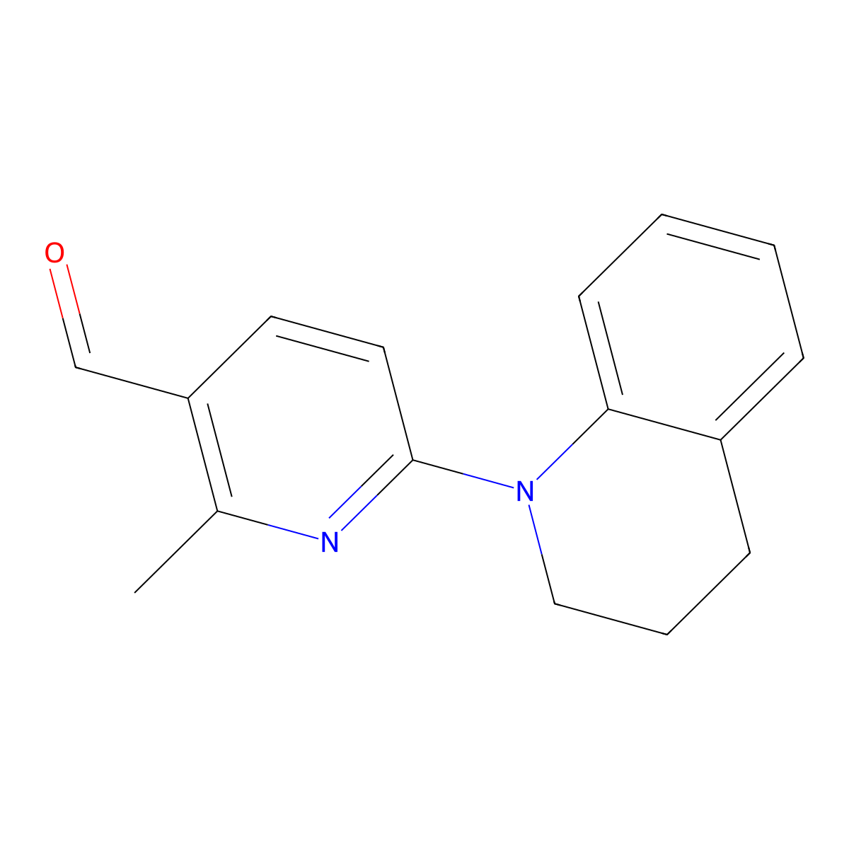 6-(3,4-Dihydroquinolin-1(2H)-yl)-2-methylnicotinaldehyde molecular structure, CAS 1355219-53-2