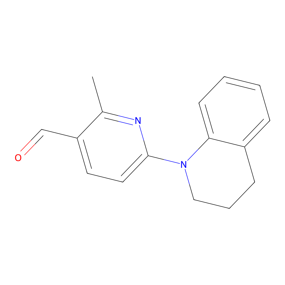 6-(3,4-Dihydroquinolin-1(2H)-yl)-2-methylnicotinaldehyde molecular structure, CAS 1355219-53-2