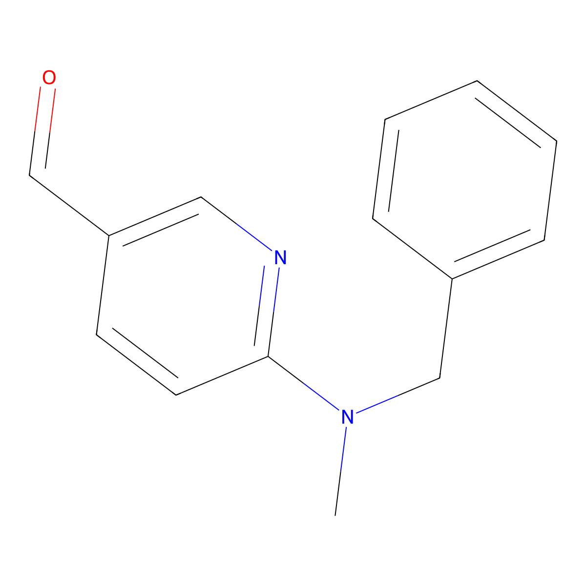 6-(Benzyl(methyl)amino)nicotinaldehyde molecular structure, CAS 1355223-58-3