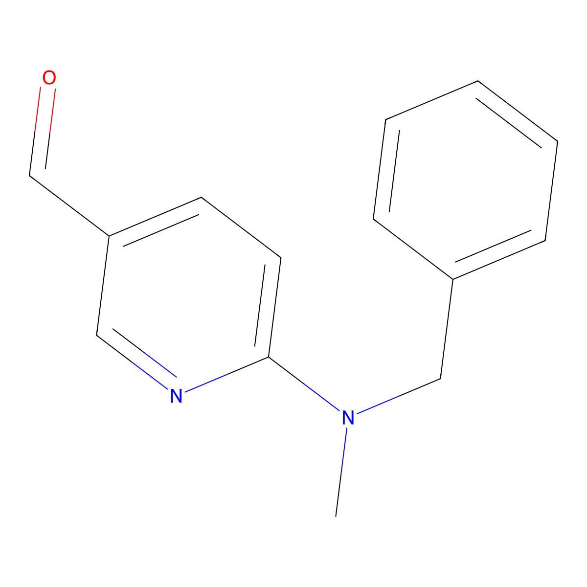 6-(Benzyl(methyl)amino)nicotinaldehyde molecular structure, CAS 1355223-58-3