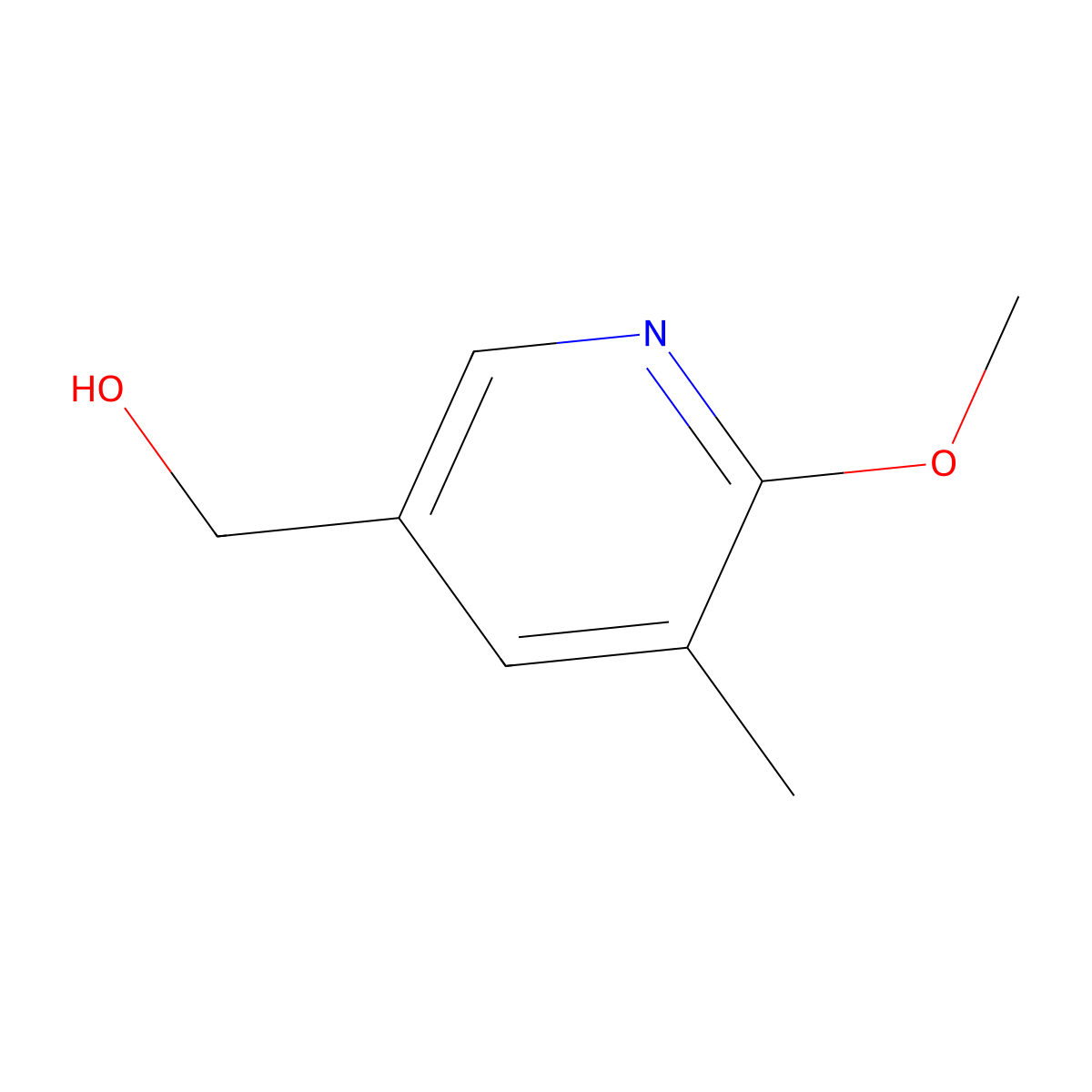 (6-Methoxy-5-methylpyridin-3-yl)methanol molecular structure, CAS 1355224-12-2