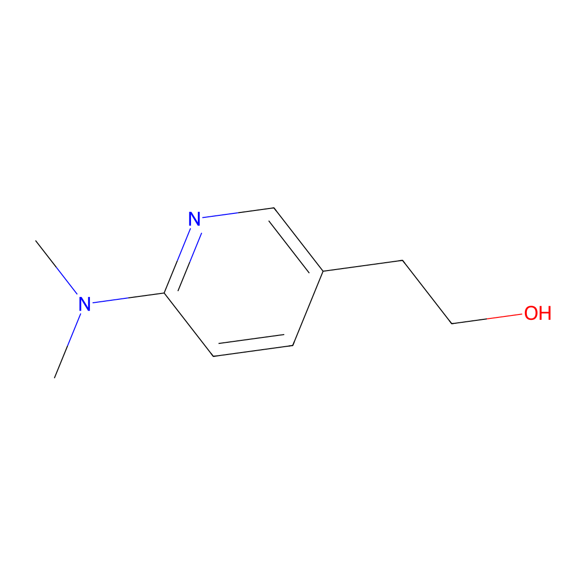 2-(6-(Dimethylamino)pyridin-3-yl)ethan-1-ol molecular structure, CAS 1355224-15-5
