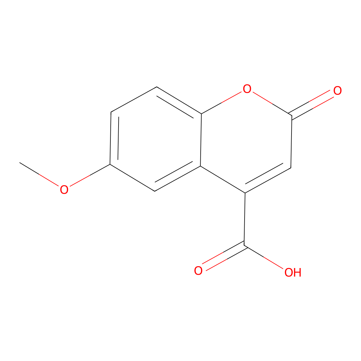 6-Methoxy-2-oxo-2H-chromene-4-carboxylic acid molecular structure, CAS 1355224-44-0