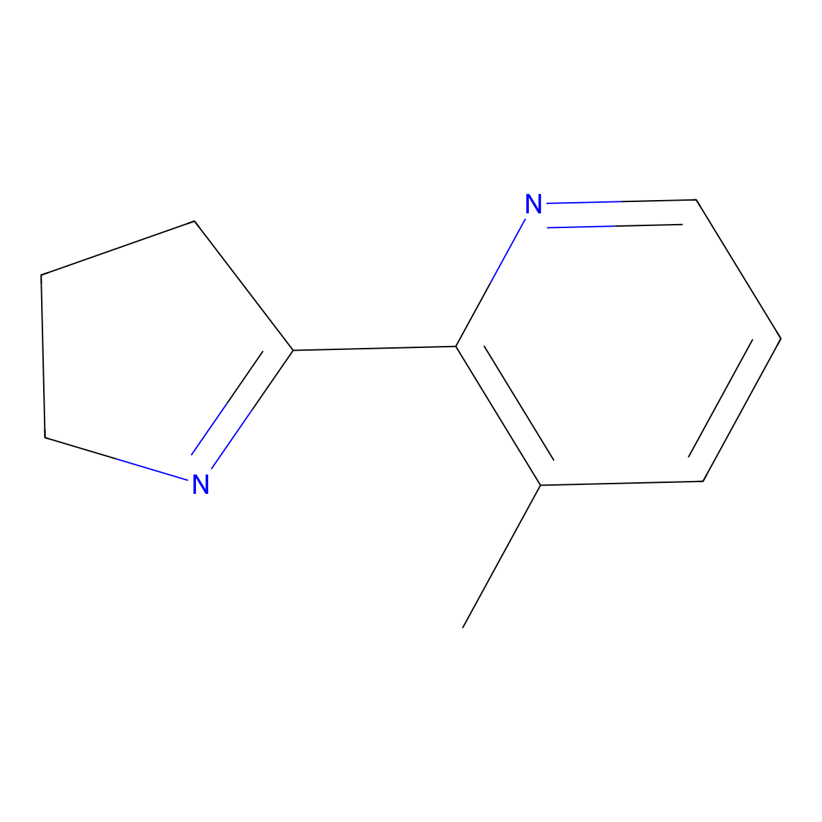 2-(3,4-Dihydro-2H-pyrrol-5-yl)-3-methylpyridine molecular structure, CAS 1355225-37-4