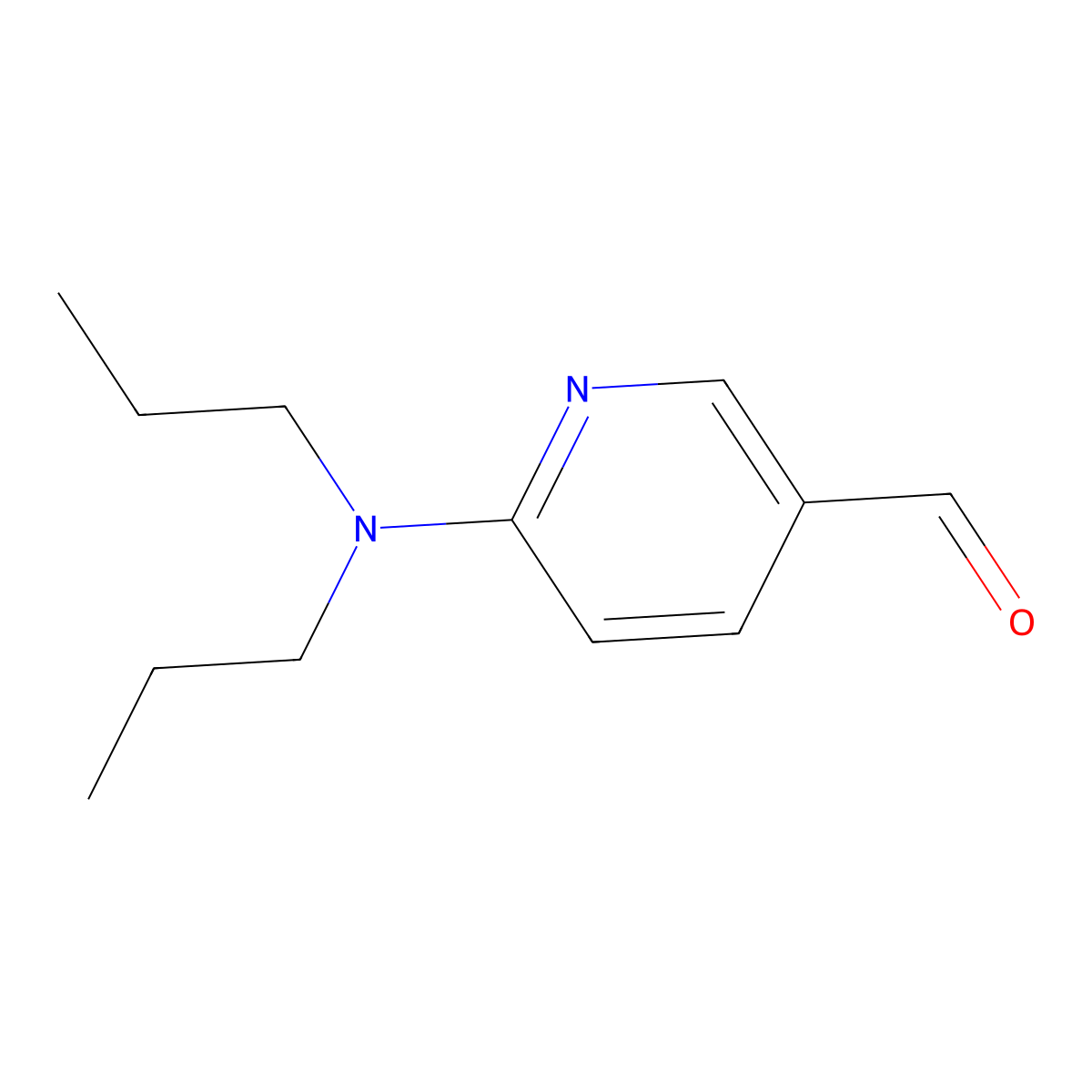 6-(Dipropylamino)nicotinaldehyde molecular structure, CAS 1355226-15-1