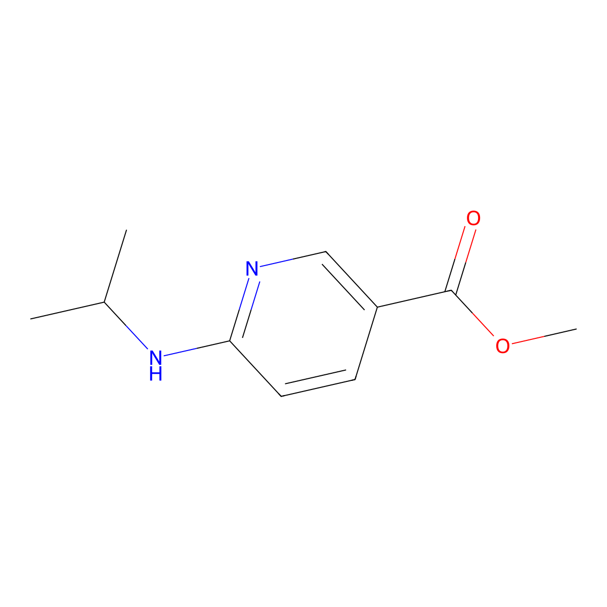 Methyl 6-(isopropylamino)nicotinate molecular structure, CAS 1355227-27-8
