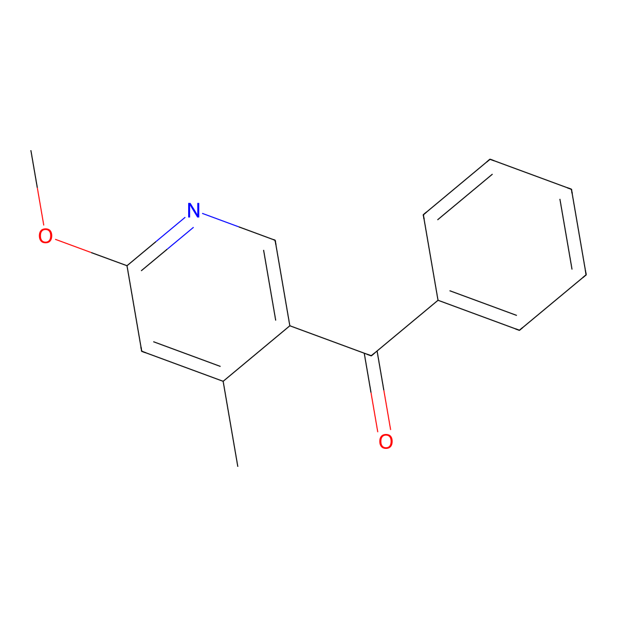(6-Methoxy-4-methyl-pyridin-3-yl)-phenyl-methanone molecular structure, CAS 1355229-45-6
