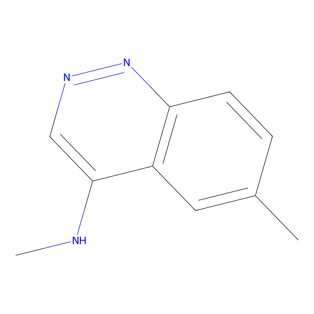 N,6-Dimethylcinnolin-4-amine molecular structure, CAS 1355233-78-1