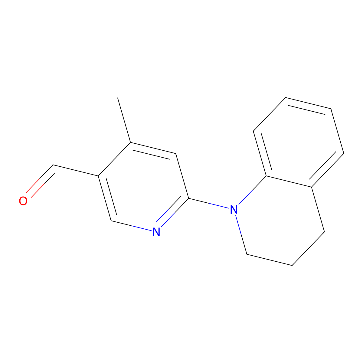 6-(3,4-Dihydroquinolin-1(2H)-yl)-4-methylnicotinaldehyde molecular structure, CAS 1355234-16-0