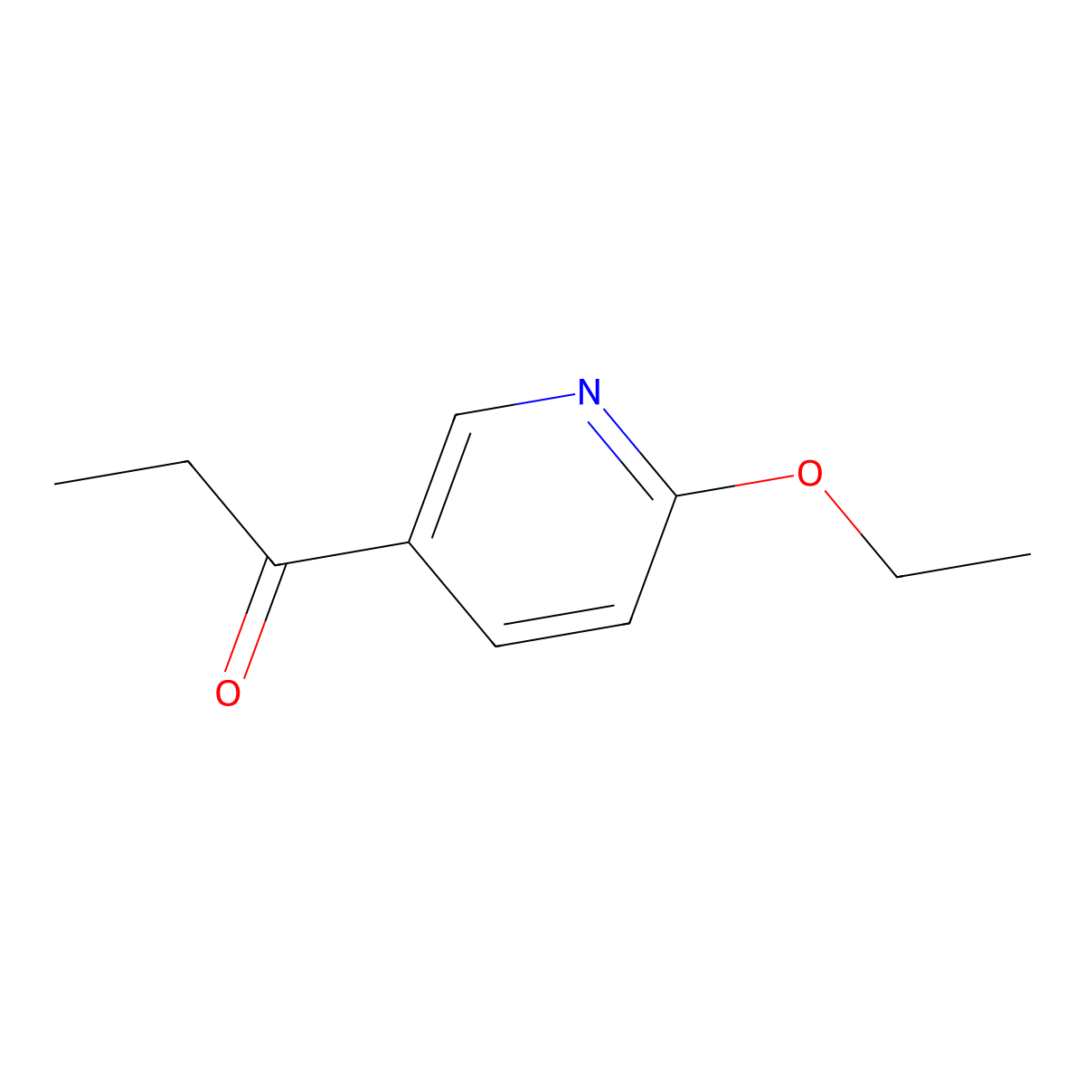 1-(6-Ethoxypyridin-3-yl)propan-1-one molecular structure, CAS 1355236-57-5