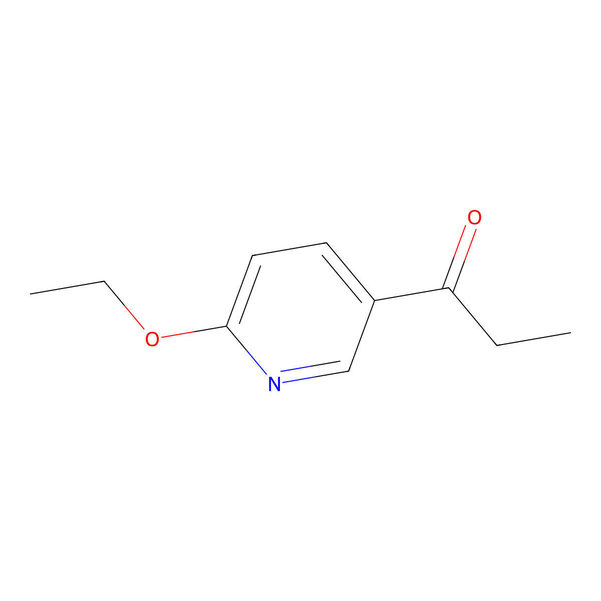 1-(6-Ethoxypyridin-3-yl)propan-1-one molecular structure, CAS 1355236-57-5
