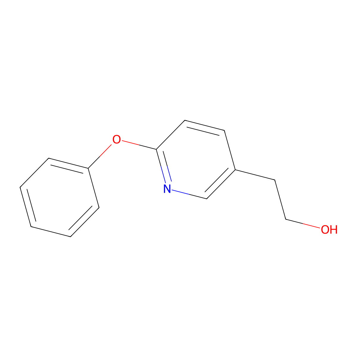6-Phenoxy-3-pyridineethanol molecular structure, CAS 1355236-65-5