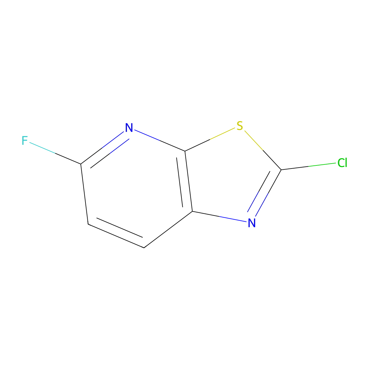 2-Chloro-5-fluoro-thiazolo[5,4-b]pyridine molecular structure, CAS 1355241-45-0