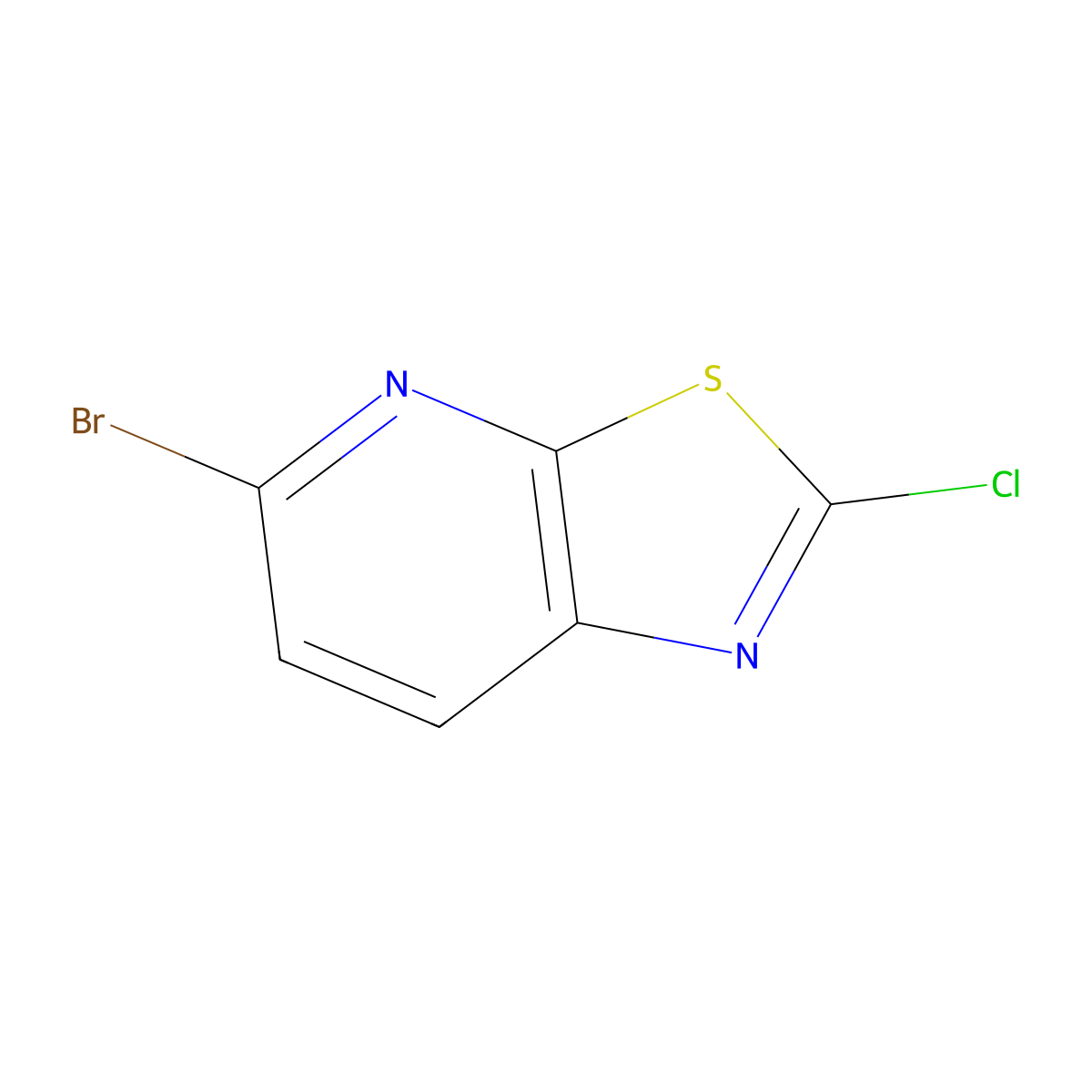 5-Bromo-2-chlorothiazolo[5,4-b]pyridine molecular structure, CAS 1355241-50-7