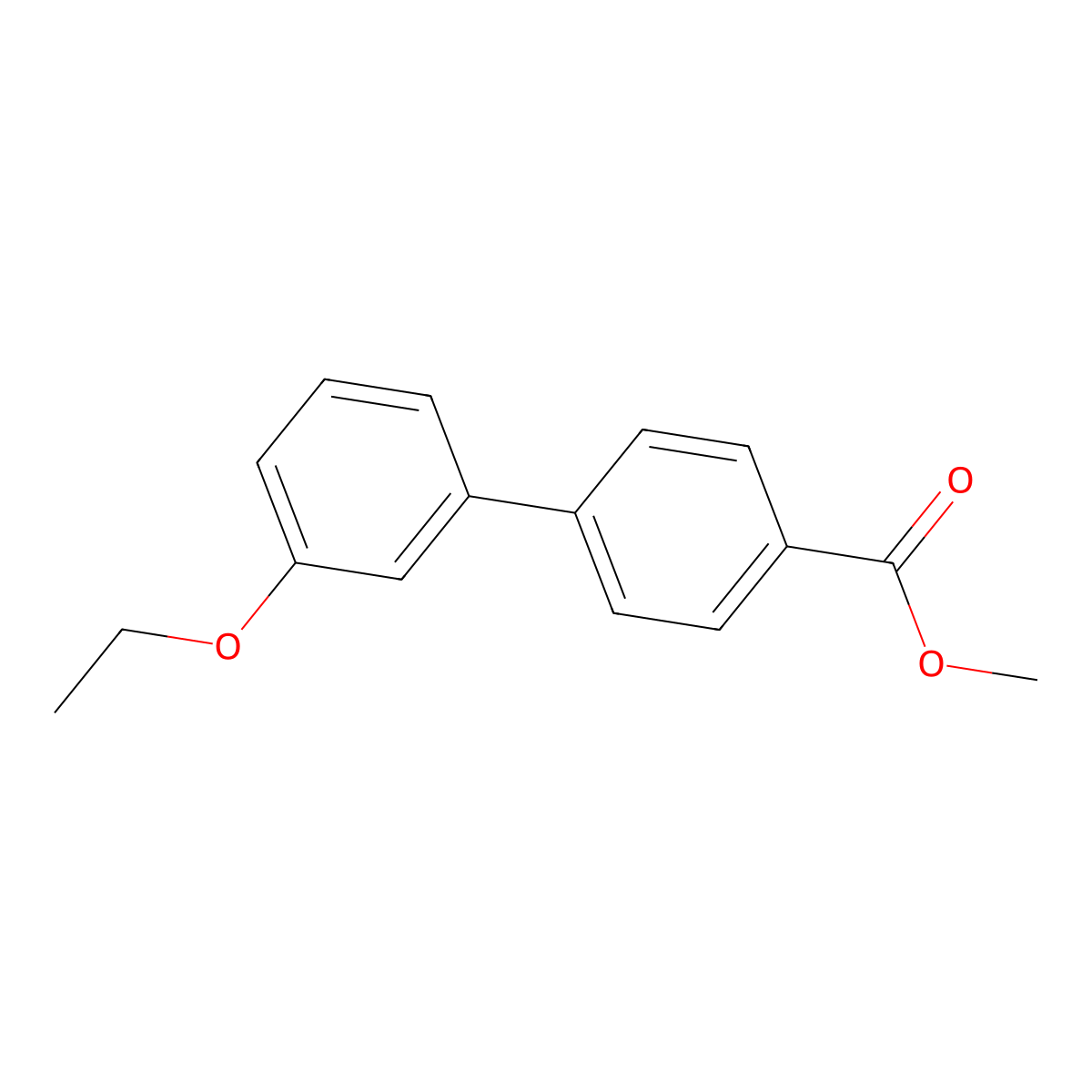Methyl 4-(3-ethoxyphenyl)benzoate molecular structure, CAS 1355247-10-7