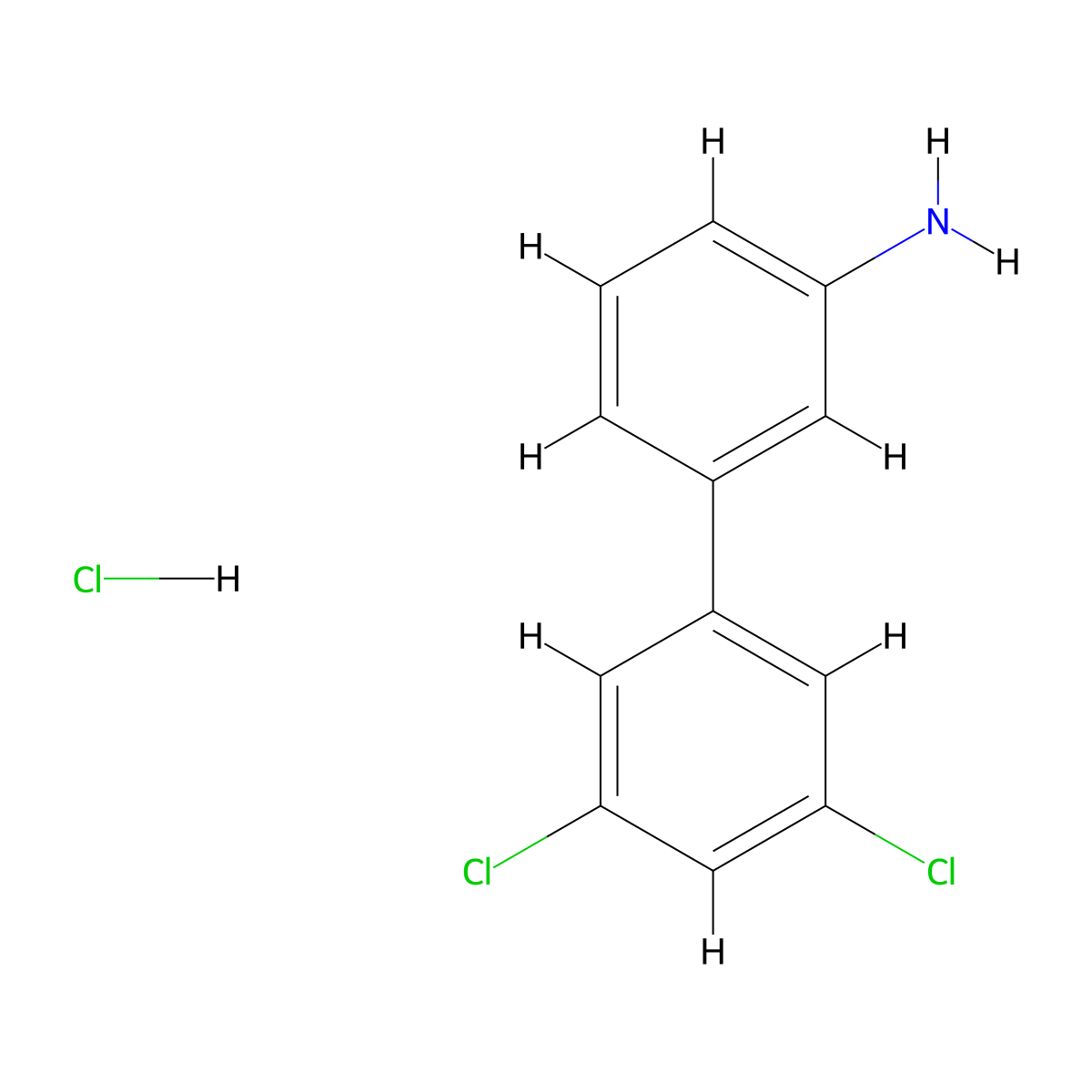 3-(3,5-Dichlorophenyl)aniline hydrochloride molecular structure, CAS 1355247-80-1
