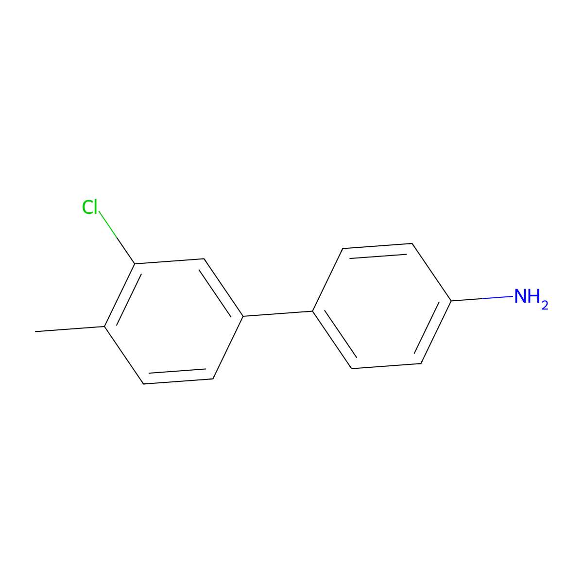 4-(3-Chloro-4-methylphenyl)aniline molecular structure, CAS 1355247-85-6