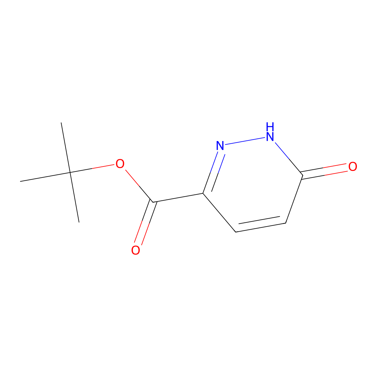 tert-Butyl 6-Oxo-1,6-dihydropyridazine-3-carboxylate molecular structure, CAS 1355334-39-2