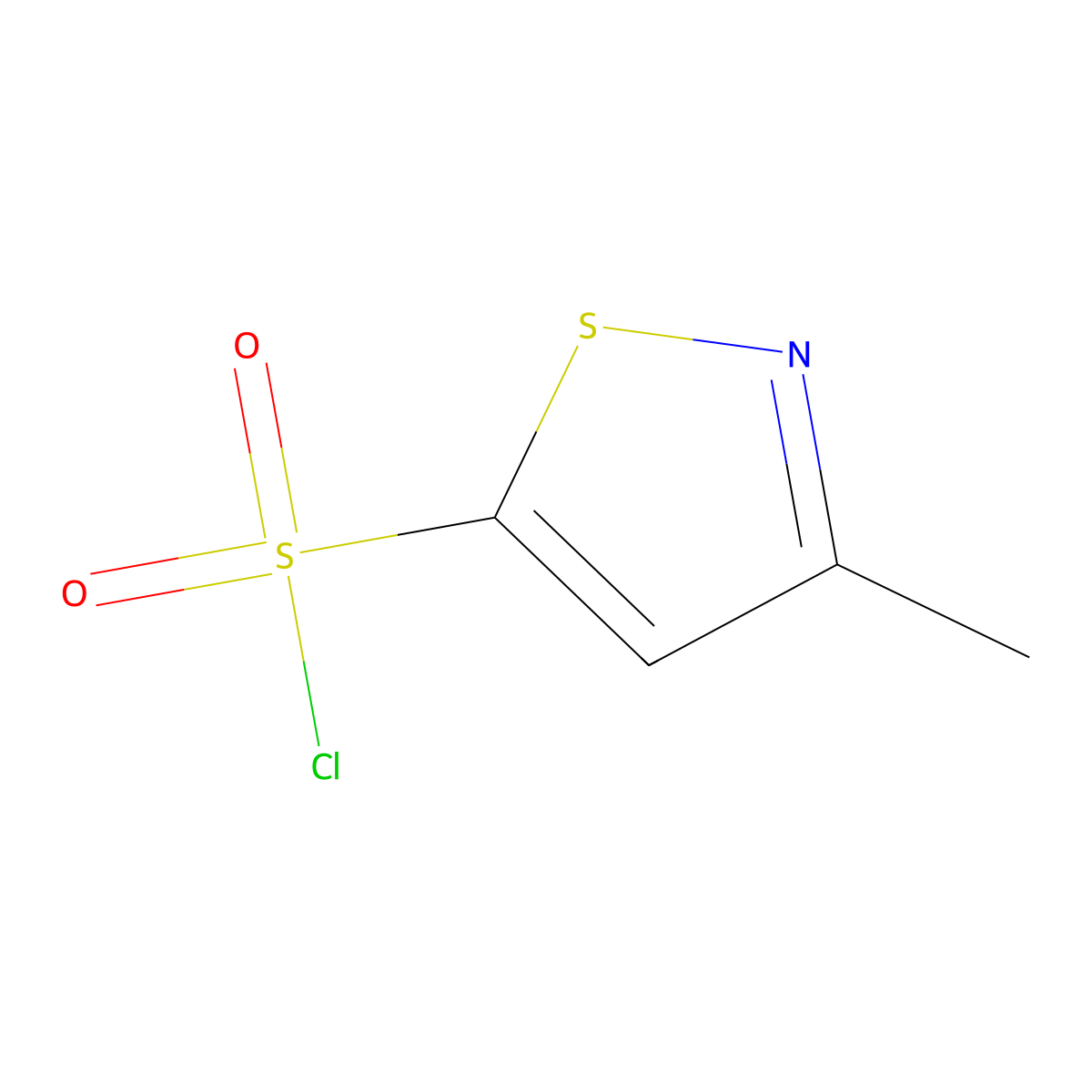 3-Methyl-isothiazole-5-sulfonyl chloride molecular structure, CAS 1355334-86-9